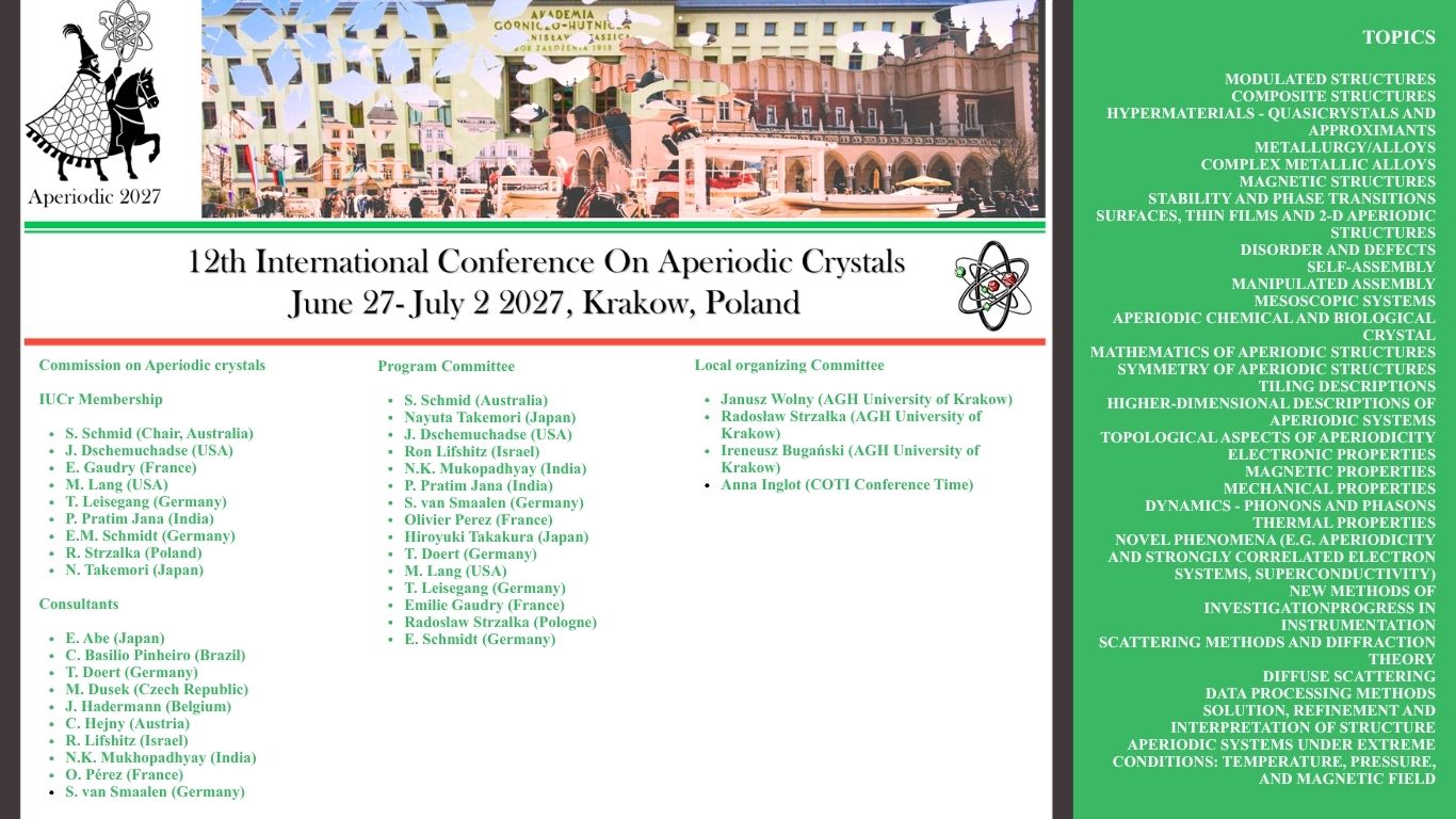 Aperiodic 2027 Poster